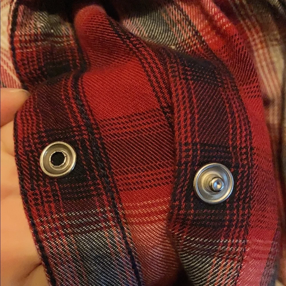 Bershka Woman Plaid Crop Top - Picture 2 of 6